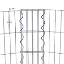 Tall Round Gabion for Stones, Metal Gabion Cage and Basket with Thick Grids 2.5 x 10 cm, Rust-Resistant Galvanised Steel, 90 x 80 cm (Dia. x H), Garden Flower Beds Decoration GGB879