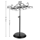 Jewellery Display Stand Holder, Metal Jewellery Rack Tree, for Necklaces, Chokers, Bracelets, Earrings, Great Gift Idea, Black JJS04BK