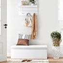 Faux Leather Folding Ottoman