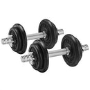 cast iron dumbbell dumbbell bars knurled with star collars dumbbells set of 2 20 kg SYL20T