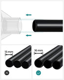 Kleiderschrank, tragbare Garderobe, Kleiderständer mit 4 Hängeschienen, Einlegeböden