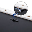 Fotorahmen-Collage für 12 Fotos im Format 4" x 6" (10 x 15 cm), Bilderrahmen zur Wandmontage, Montage erforderlich, weiße Holzmaserung