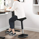 Standing Desk Chair, Standing Stool, Ergonomic Wobble Stool, 360° Swivel Balance Chair, Adjustable Height 60-85 cm, No Assembly Required, Black OSC05BK