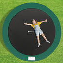 Replacement Trampoline Safety Pad Mat, Standard Spring Cover for 8 ft Trampolines, 244 cm in Diameter, 30 cm Wide, UV-Resistant, Tear-Resistant, Edge Protection, Green STP8GN