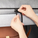 Fabric Wardrobe, Clothes Storage Organiser, 6 Shelves, 2 Hanging Rails, Non-Woven Fabric, Metal Frame, 88 x 45 x 168 cm, for Bedroom, Dressing Room, with Herringbone Pattern, Grey RYG084G22