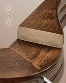 Wooden Hangers, Set of 20, Coat Hangers, Clothes Hangers, with Shoulder Notches, Anti-Slip Trousers Bar, 360° Swivel Hook, for Suits, Shirts, Coats, Dark Walnut and Silver CRW02V20