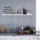 Wall Shelf, Floating Shelf Ledge, for Picture Frames and Books, 110 x 10 cm, High Gloss Finish, White LWS46WT