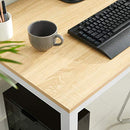 Computer Desk, Study Table, Stable Office Desk, Large Gaming Desk, Easy Assembly, for Home and Office, with Adjustable Leveling Feet, 120 x 60 x 76 cm LWD64N