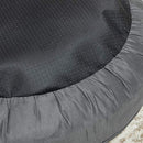 FEANDREA Dog Bed, Doughnut Cat Bed, Round, 60 cm Dia., Dark Grey