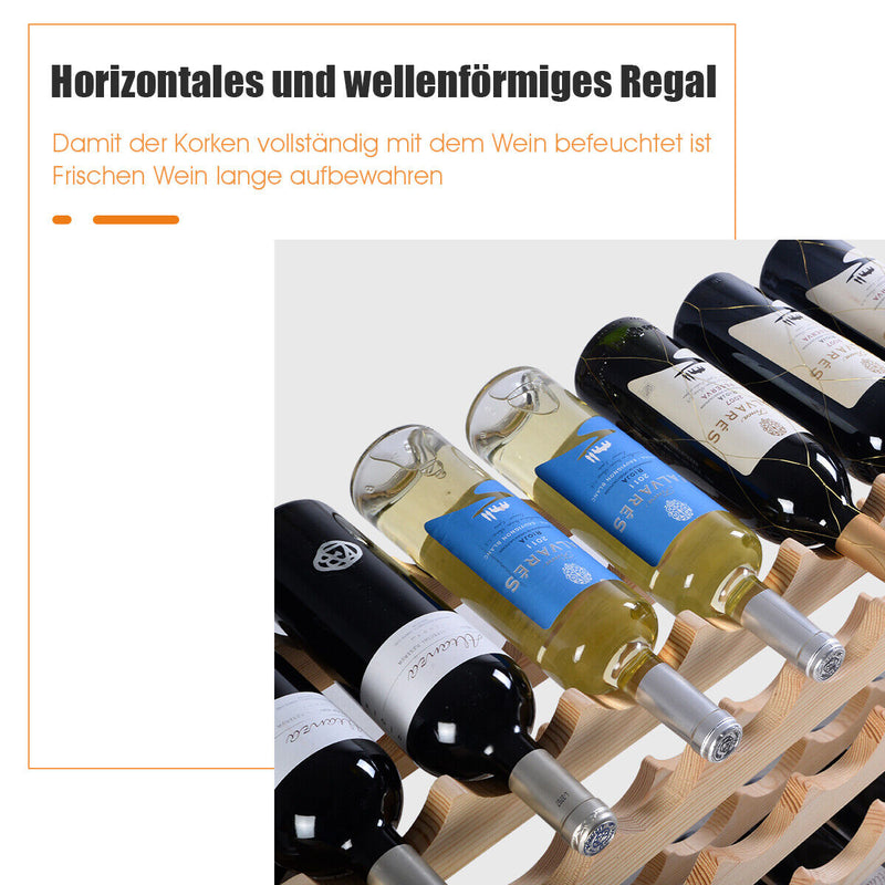 Weinregal Aus Holz Flaschenregal Weinständer 72 Flaschen Weinschrank Erweiterbar