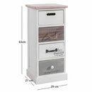 Standregal Holzregal Kommode Aufbewahrungsr