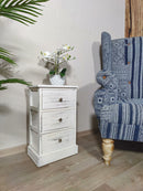 Kommode Mit Schubladen Weiß Antik - Schrank Beistellschran