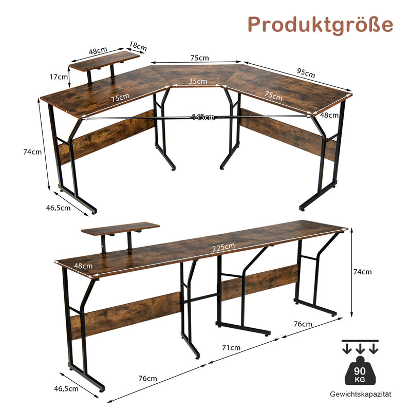 Computertisch Eckschreibtisc