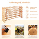 Weinregal Aus Holz Flaschenregal Weinständer 72 Flaschen Weinschrank Erweiterbar
